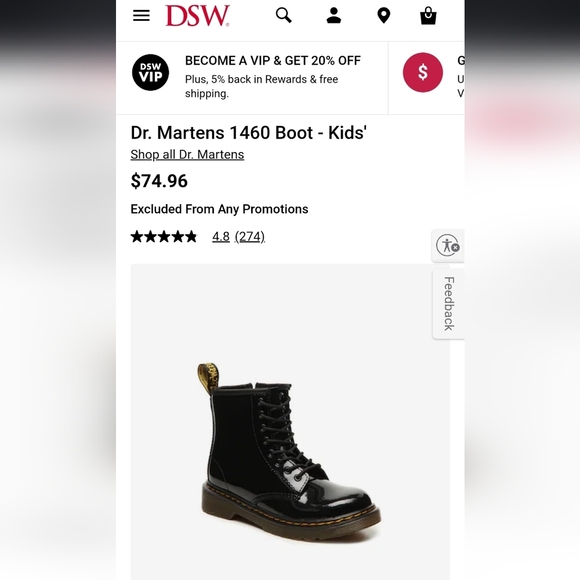 Girls Dr. Martens boots - Picture 6 of 6